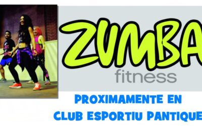 Club Esportiu Pantiquet,Mollet del Vallès,Barcelona, NUEVA ACTIVIDAD -ZUMBA- días miércoles 17:30 y viernes 18:15